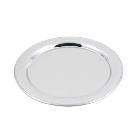Bon Chef Round Tray W/Bead Border 13" Dia. 61330